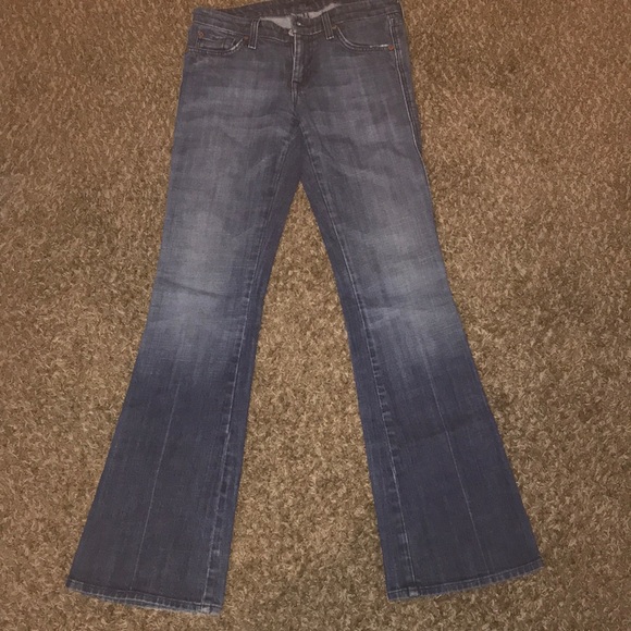 7 For All Mankind Jeans Size 28 Inseam 33 inches - Picture 4 of 7